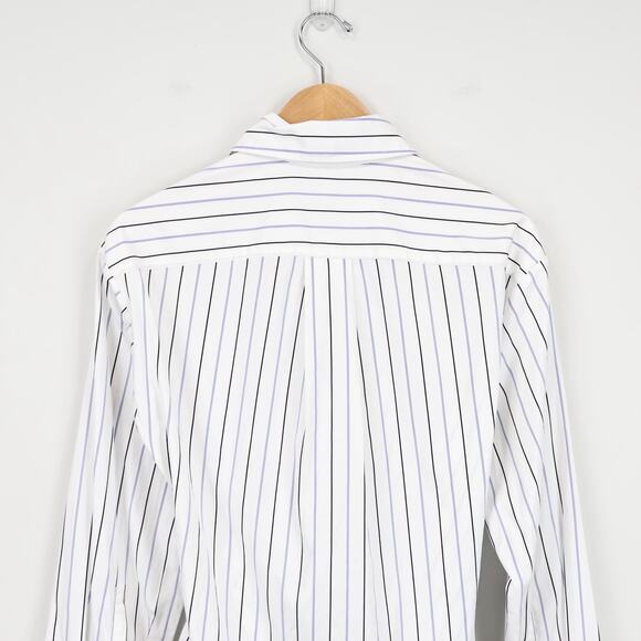 Madewell White Striped Button Down Shirt - Picture 7 of 12